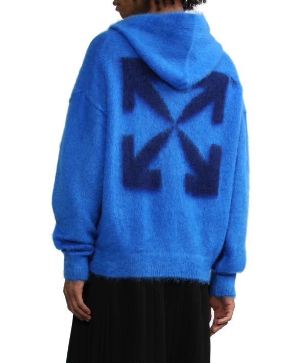 Arrow mohair skate knit hoodie image number 3