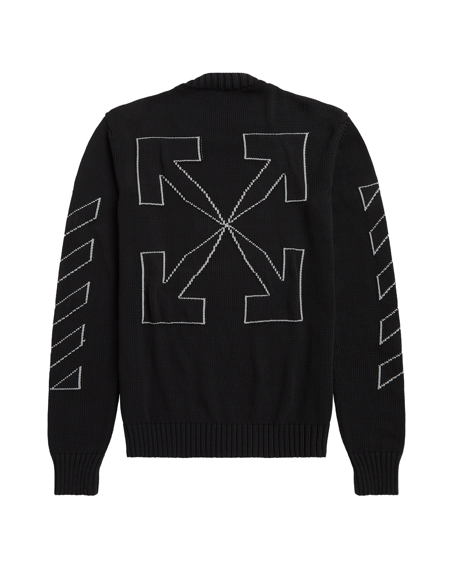 off white diag knitwear