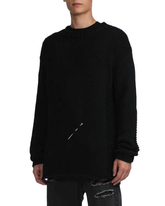 Oversized knit sweater image number 2