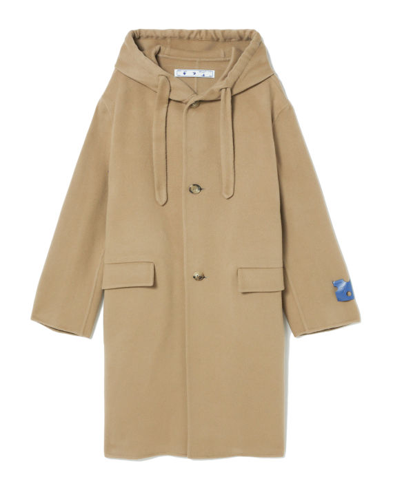 Tags cashmere hooded coat image number 0