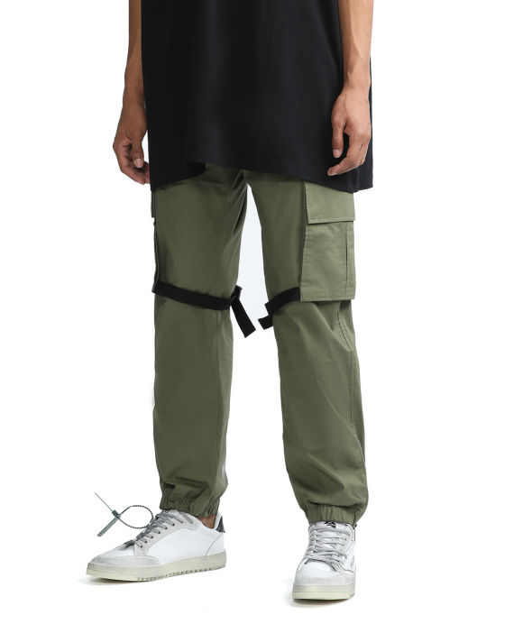 Diag tab cotton cargo pants image number 2
