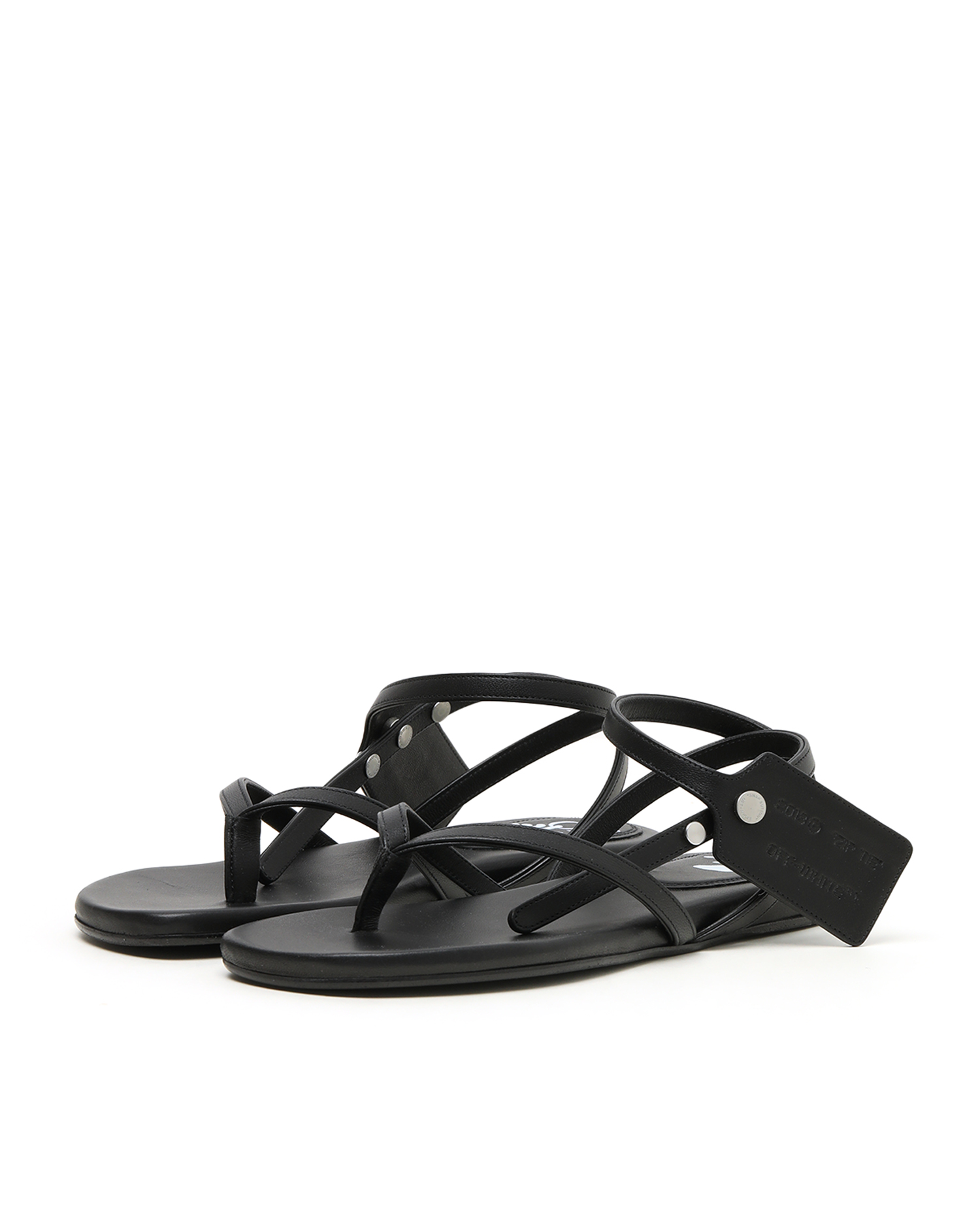 Off white discount zip tie sandals