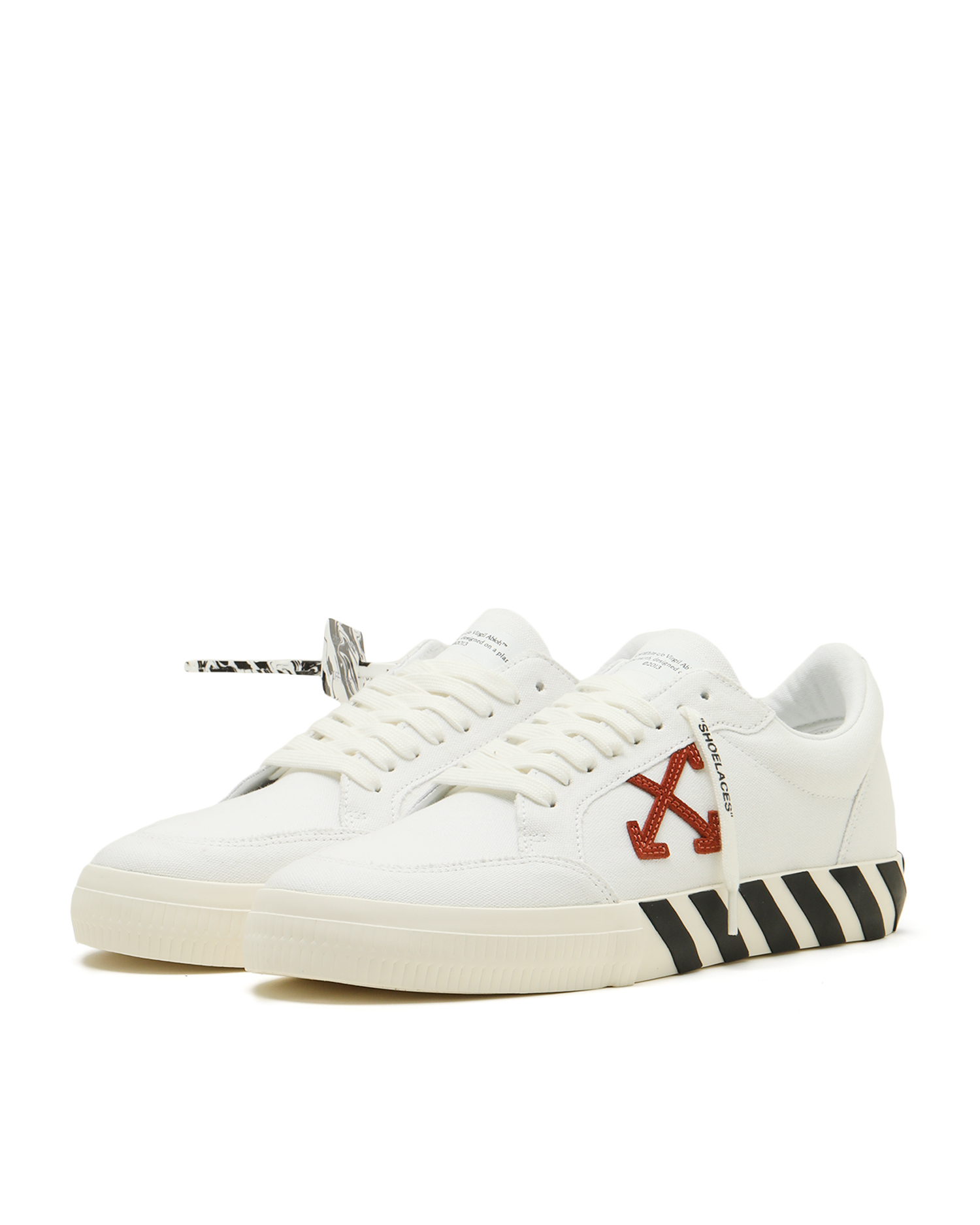 off white black low top