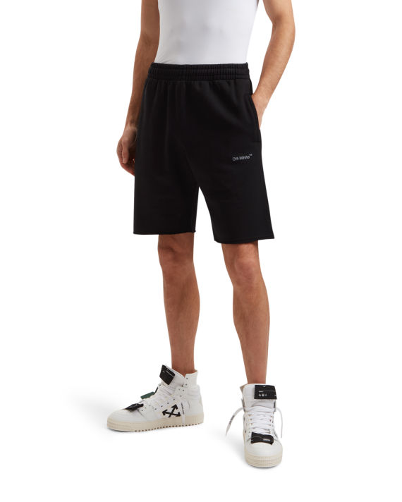 Diag outline sweat shorts image number 2