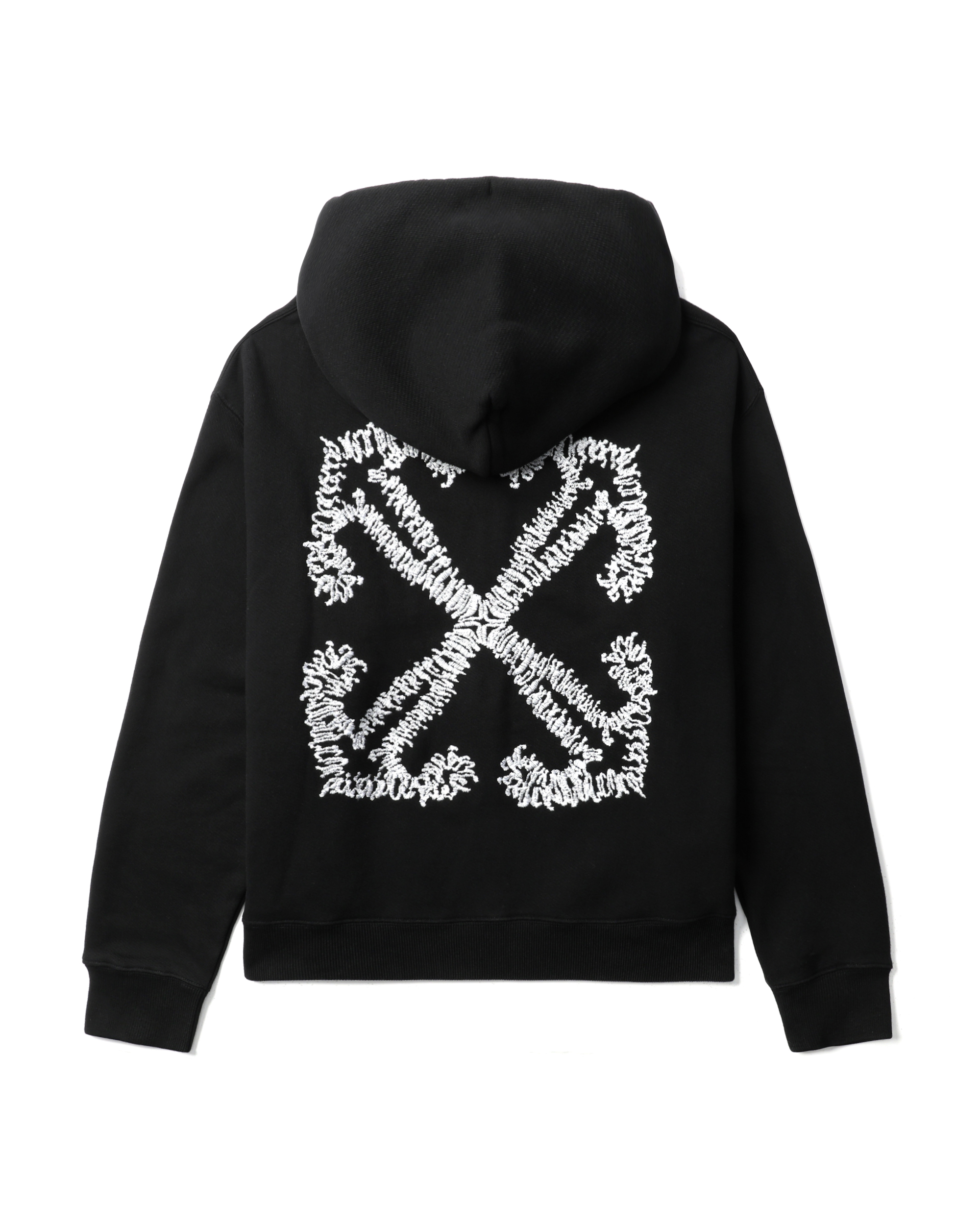 Off-White™ Tattoo arrow zip up skate hoodie | ITeSHOP