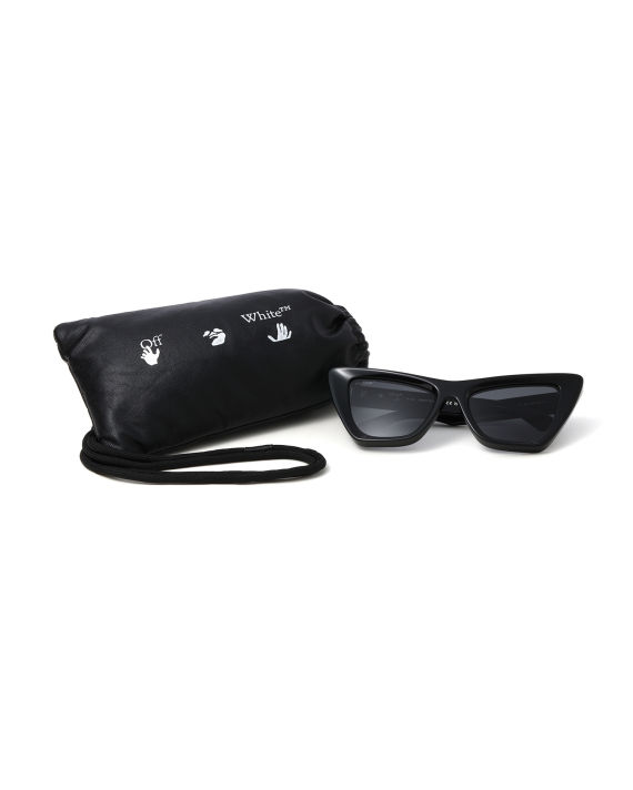 Cat-eye tinted sunglasses image number 6