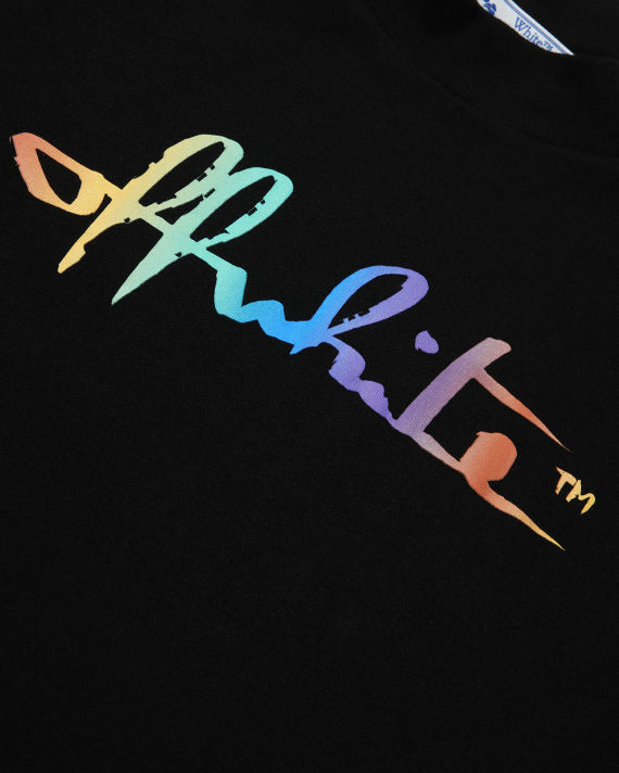 Off-White C/O Virgil Abloh Rainbow Logo T-Shirt - White - SHOPEVERGREENE