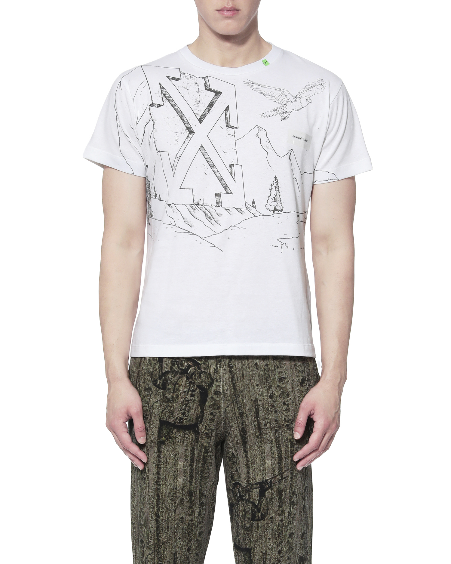 off white eagle tee