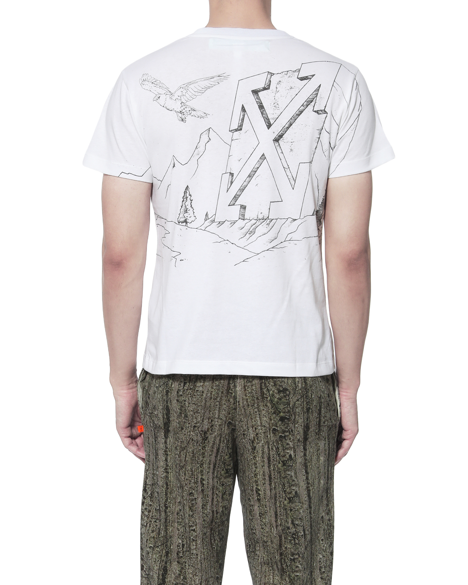 off white eagle tee
