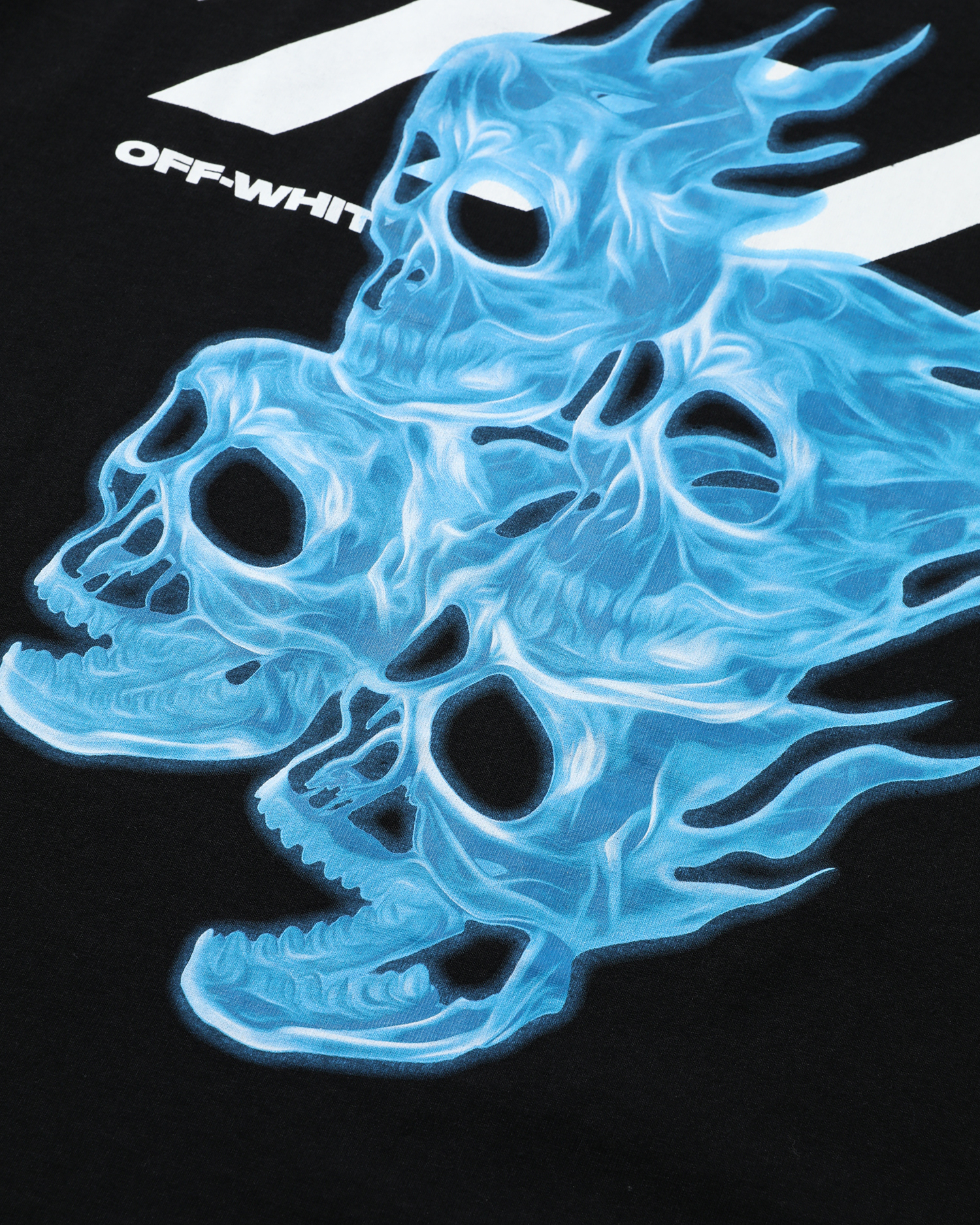 off white skull tee