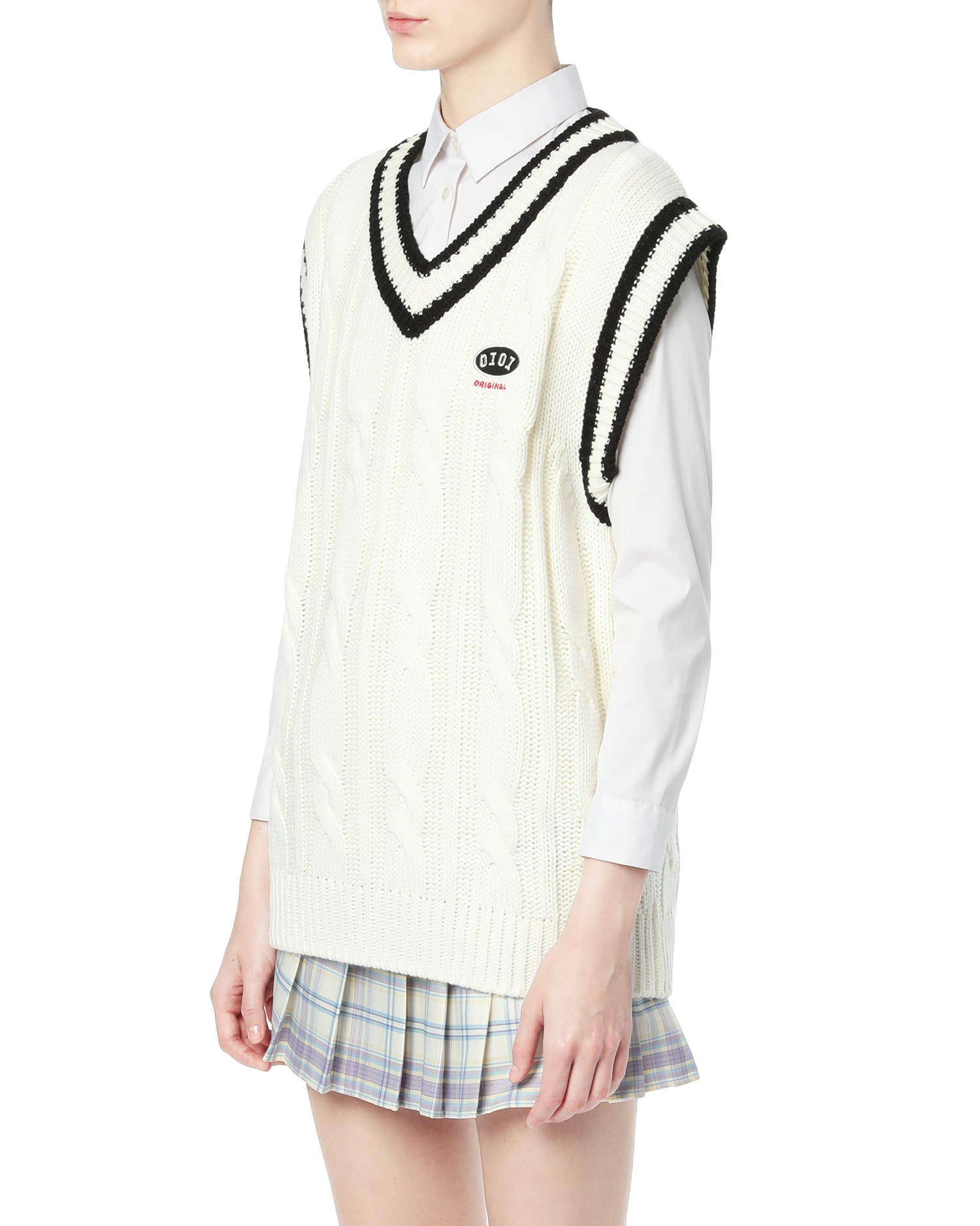 sweater vest with tennis skirt