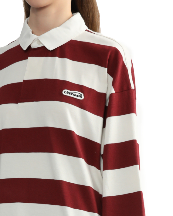 O!OI Striped polo shirt