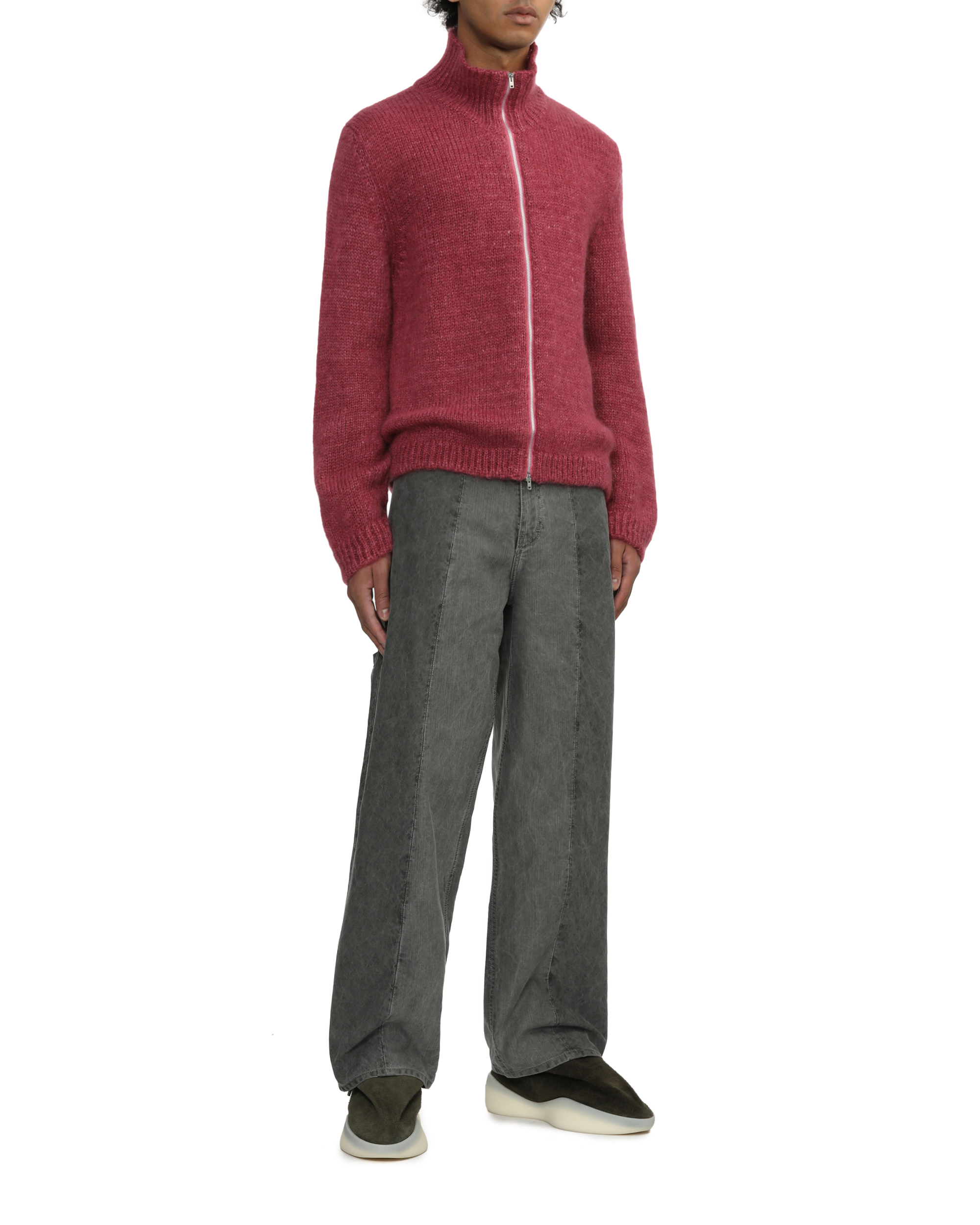 OUR LEGACY Float Funnel knit zip up cardigan | ITeSHOP
