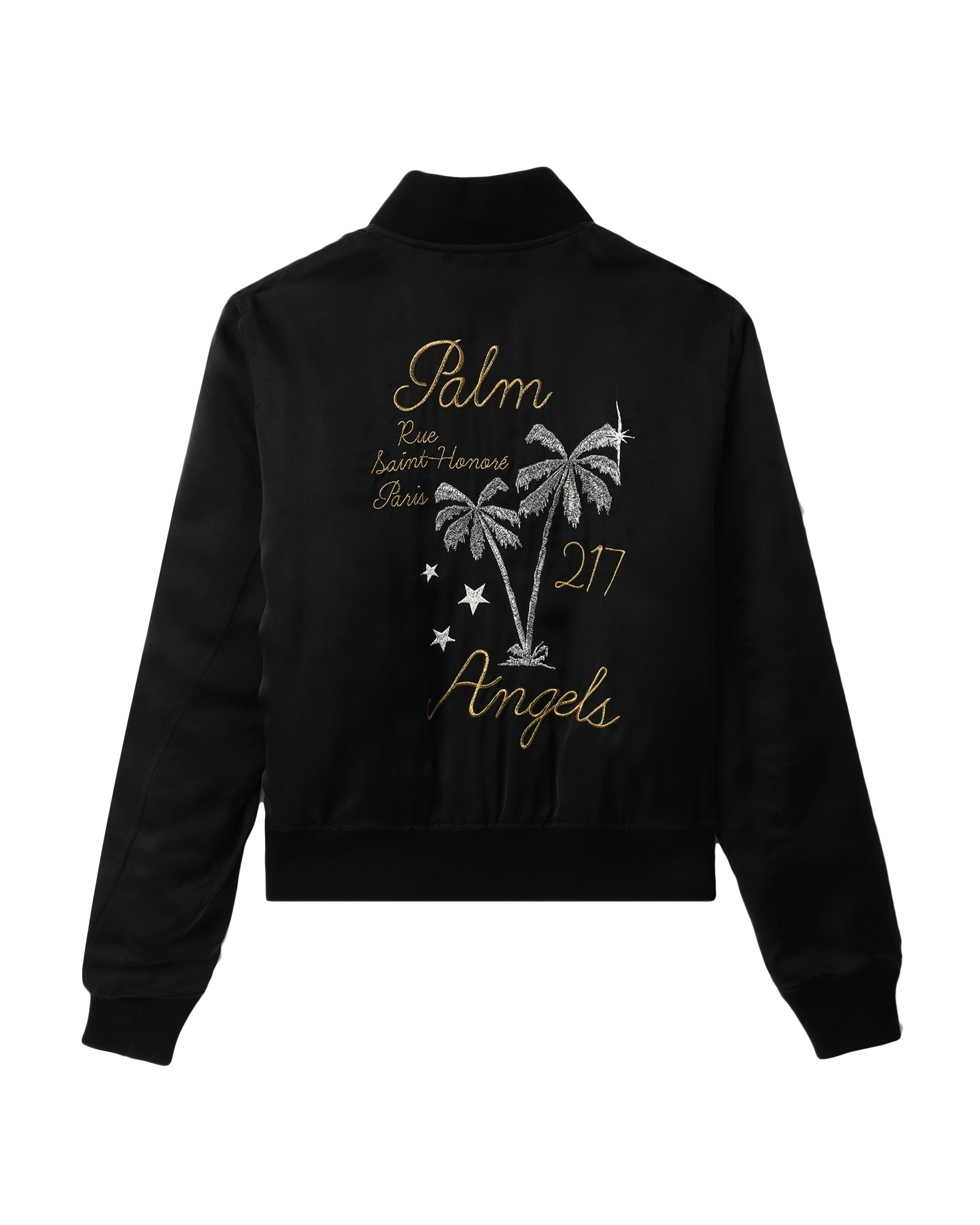 Racing Souvenir Jacket in black - Palm Angels® Official