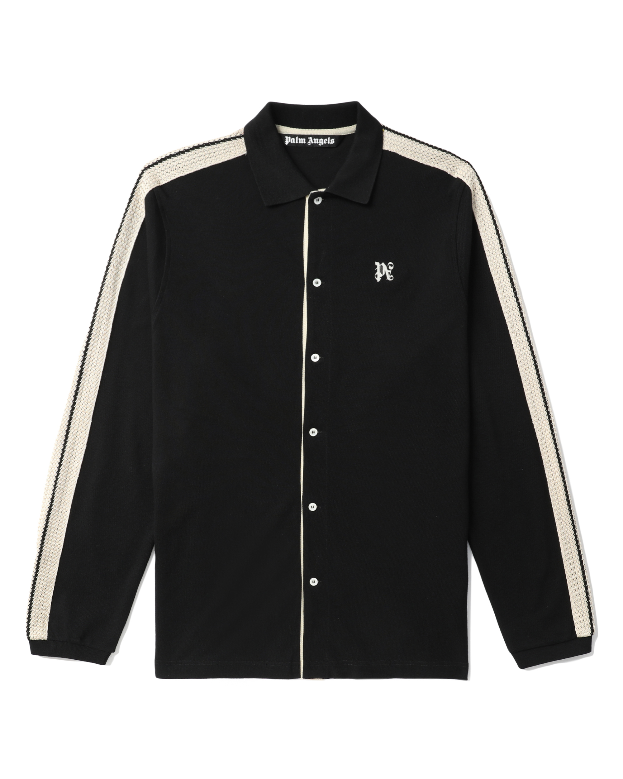 PA monogram piquet track shirt