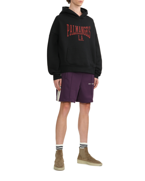 PALM ANGELS Classic logo track shorts