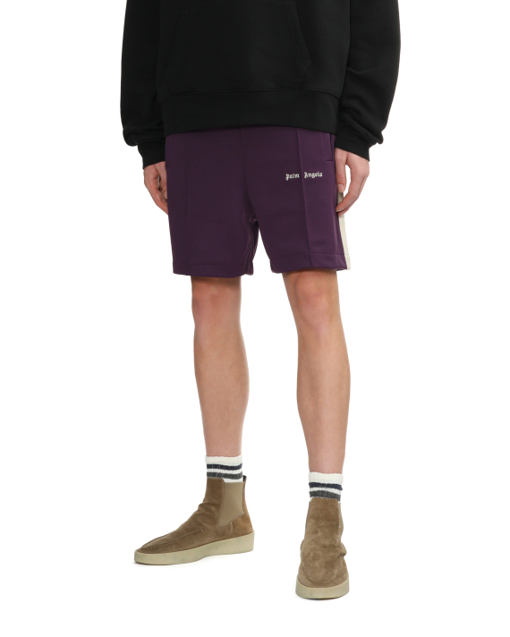 PALM ANGELS Classic logo track shorts