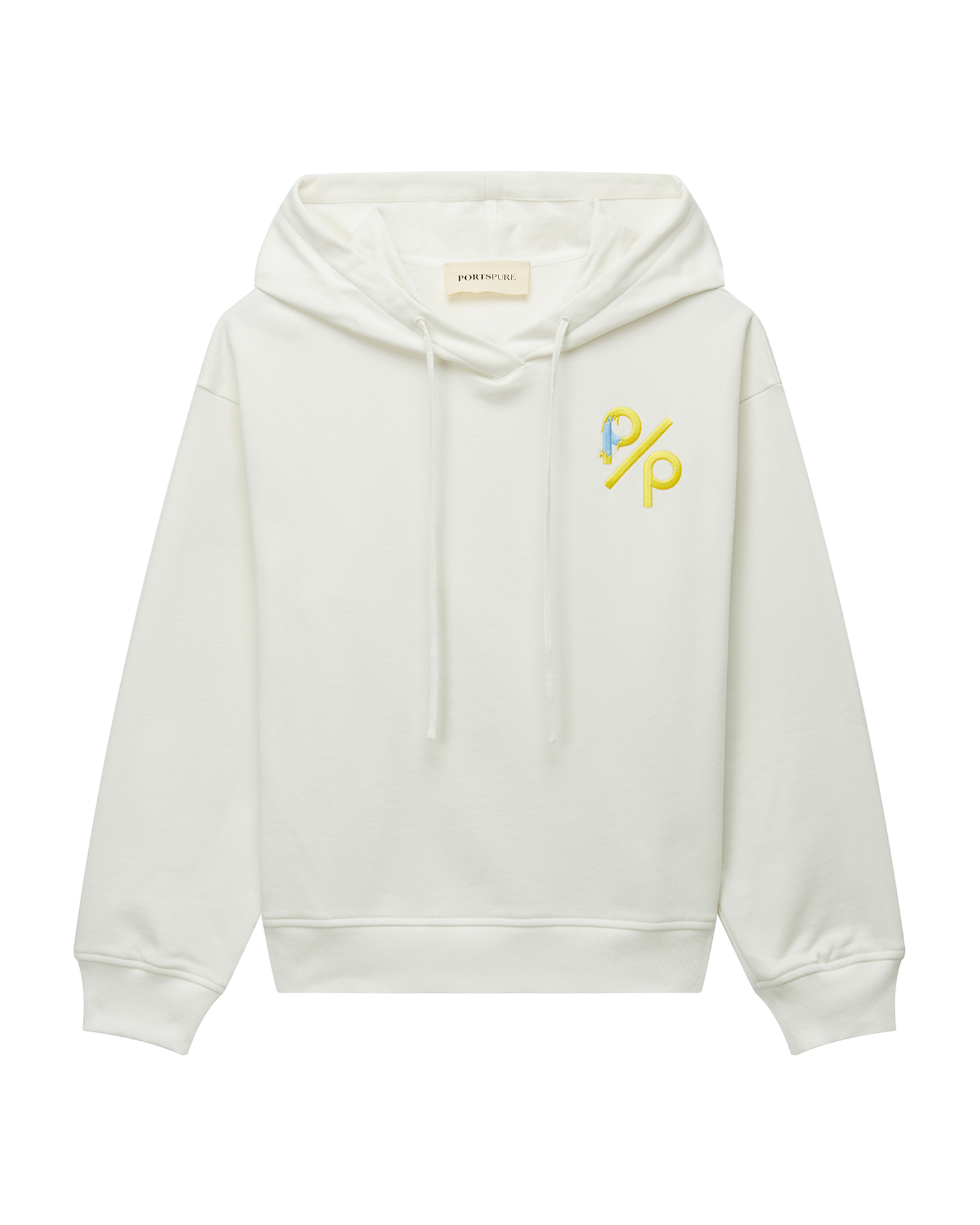 PortsPURE Logo embroidered hoodie