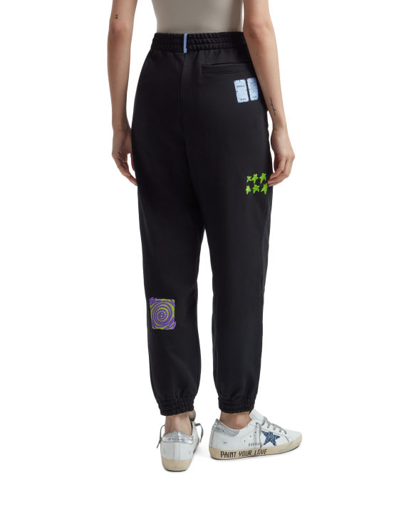 Bee Happy embroidered sweatpants image number 3