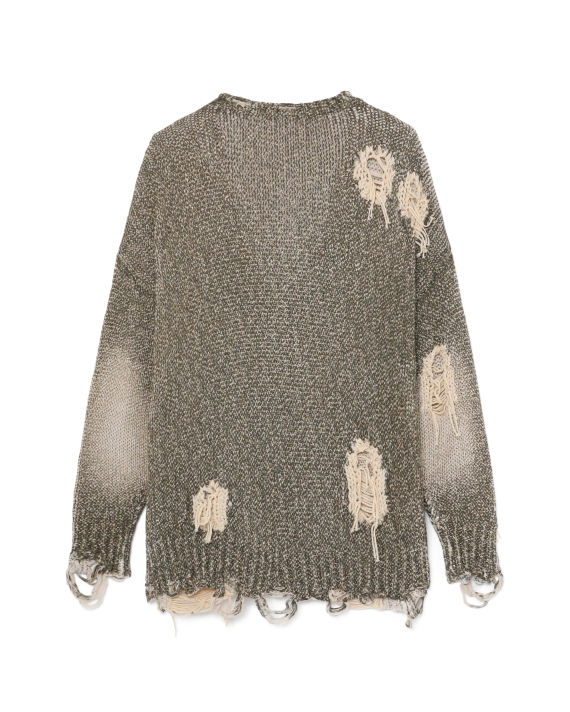 R13 Distressed jumbo cardigan