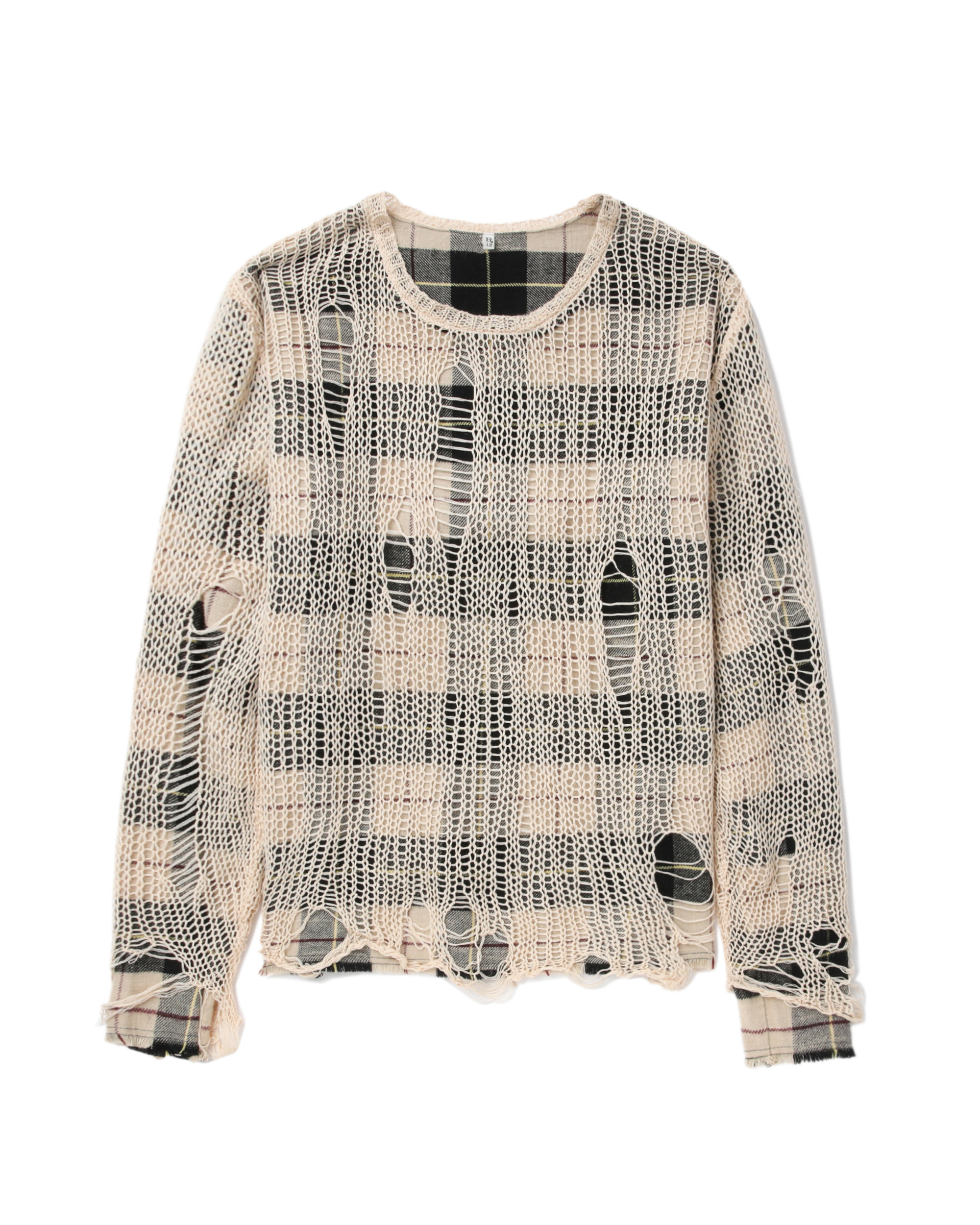 R13 Overlay distressed relaxed knit ITeSHOP