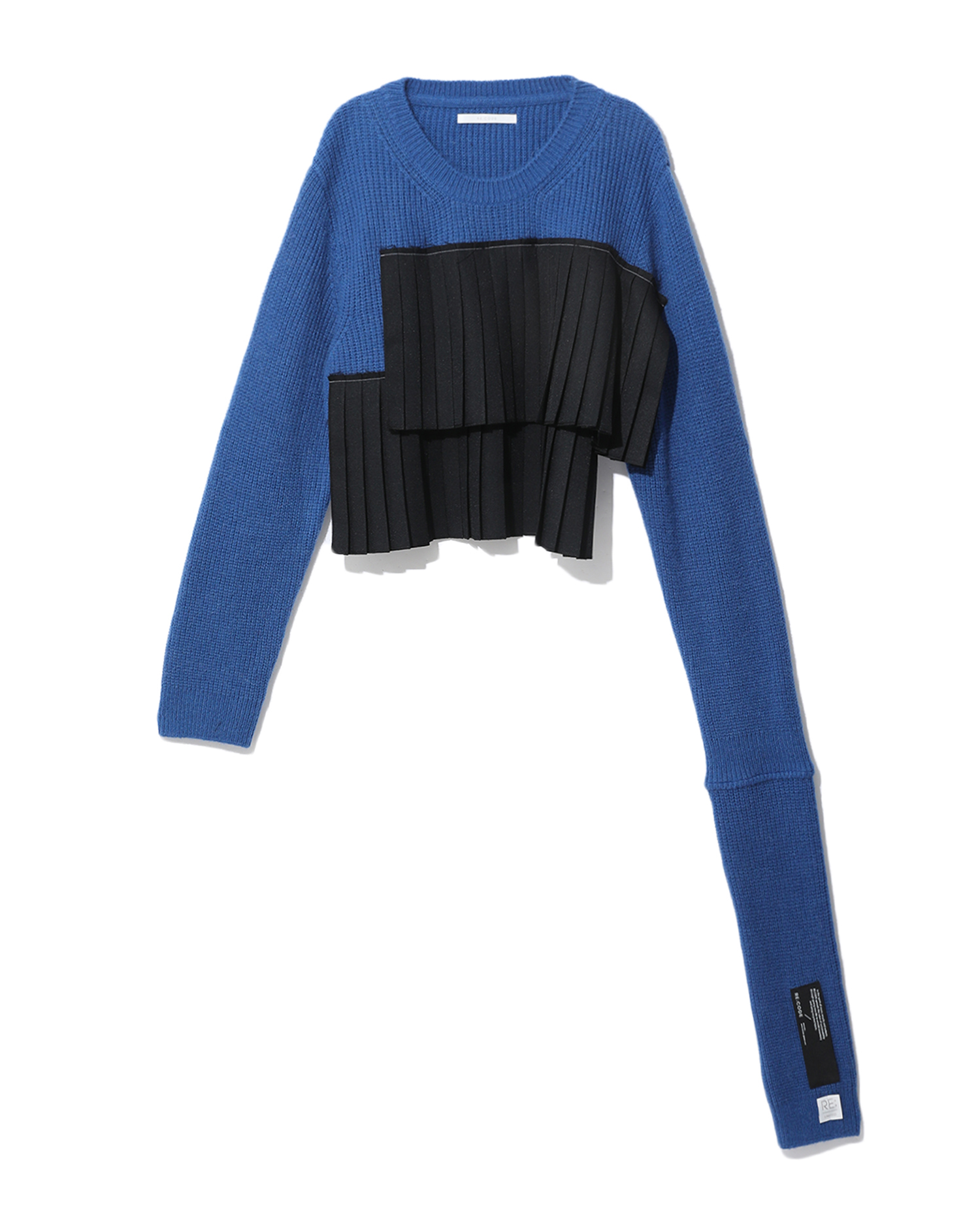 RE;CODE Pleated knit top