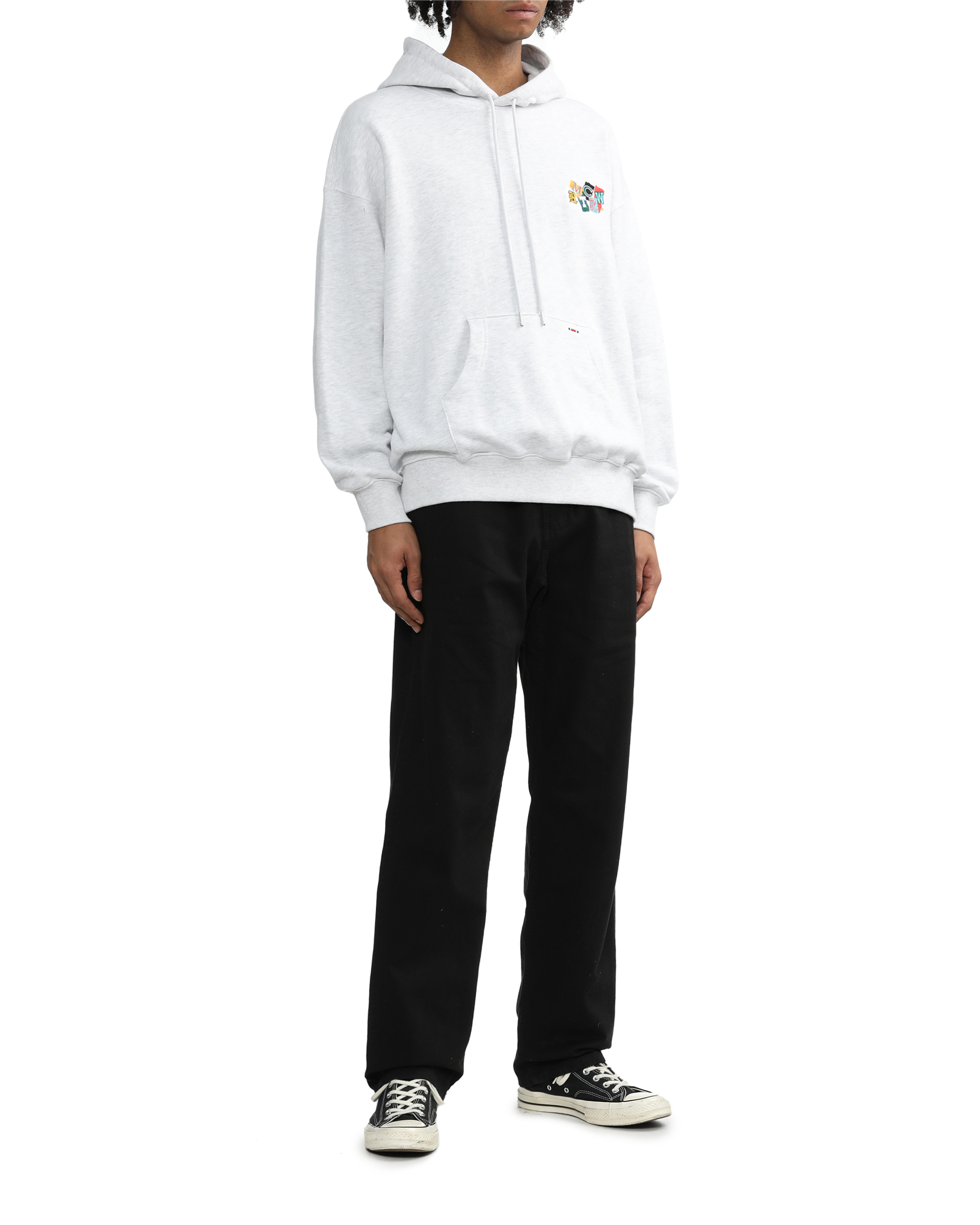 【ROMANTIC CROWN】23FW★ ORIGINAL MIXED LOGO HOODIE ROMANTIC CROWN Logo hoodie | ITeSHOP