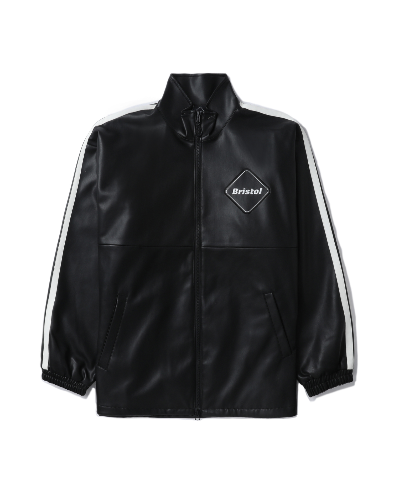 Synthetic leather blouson