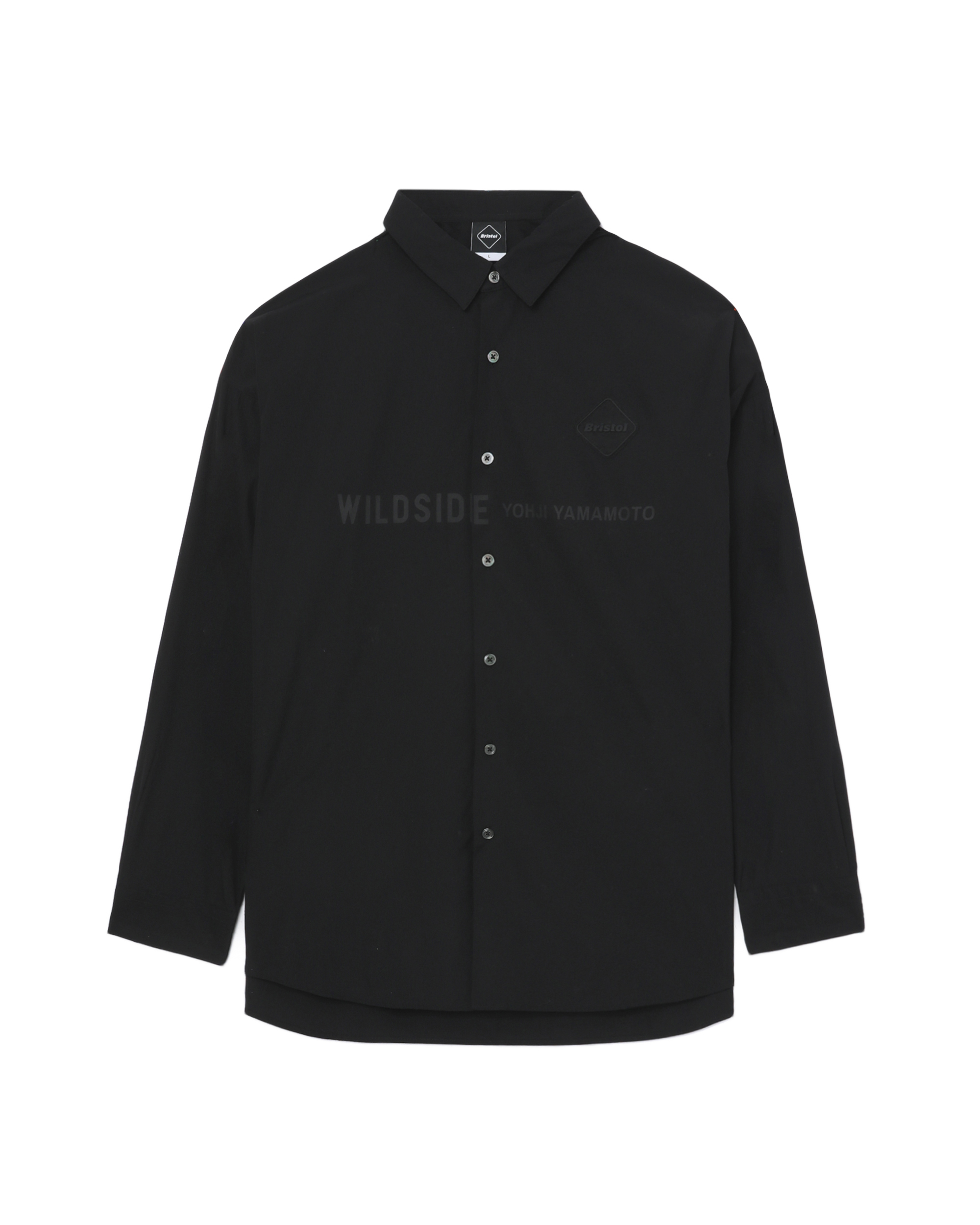F.C.REAL BRISTOL X Wildside Yohji Yamamoto big logo baggy shirt