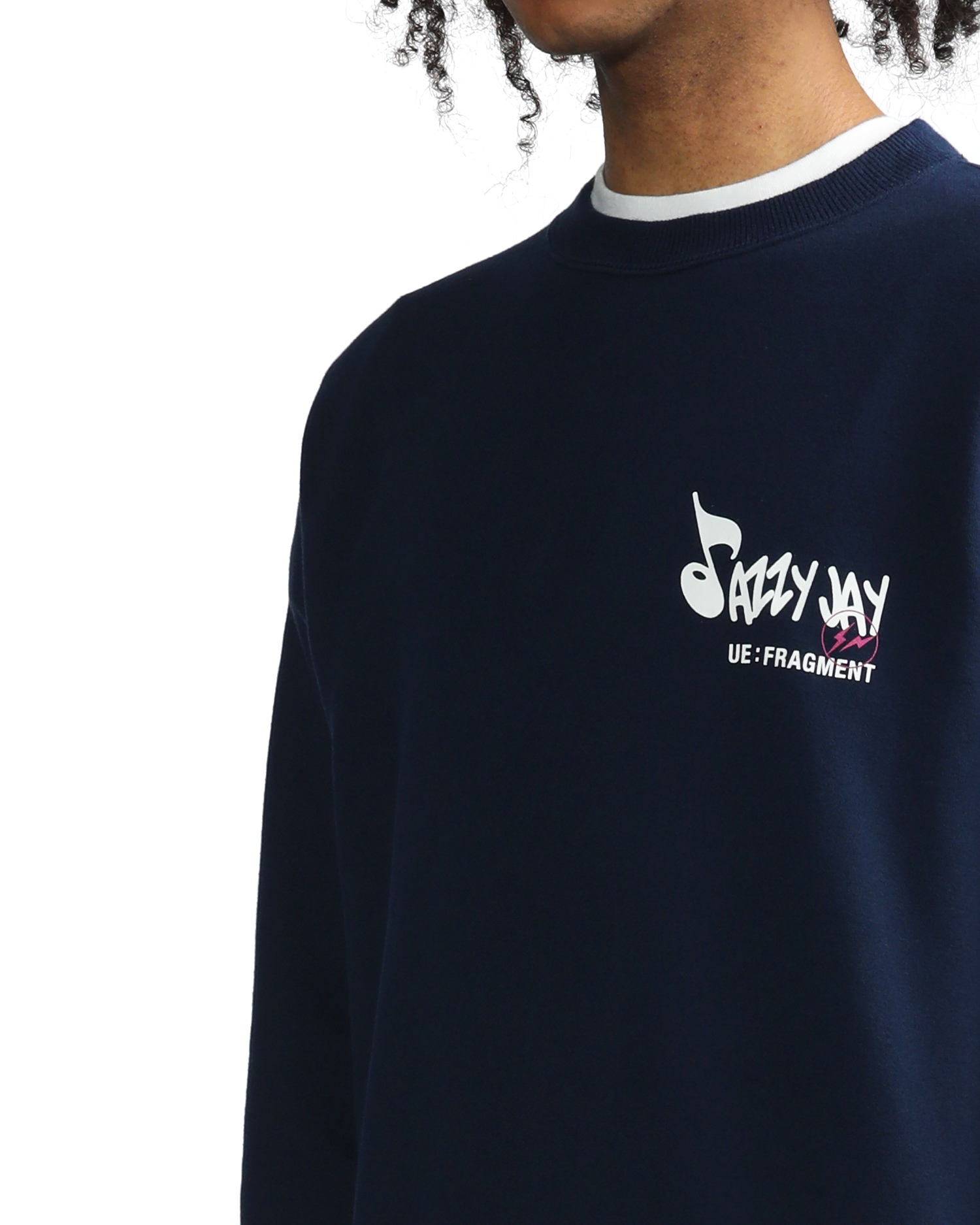 UNIFORM EXPERIMENT Jazzy Jay graphic back sweatshirt| ITeSHOP