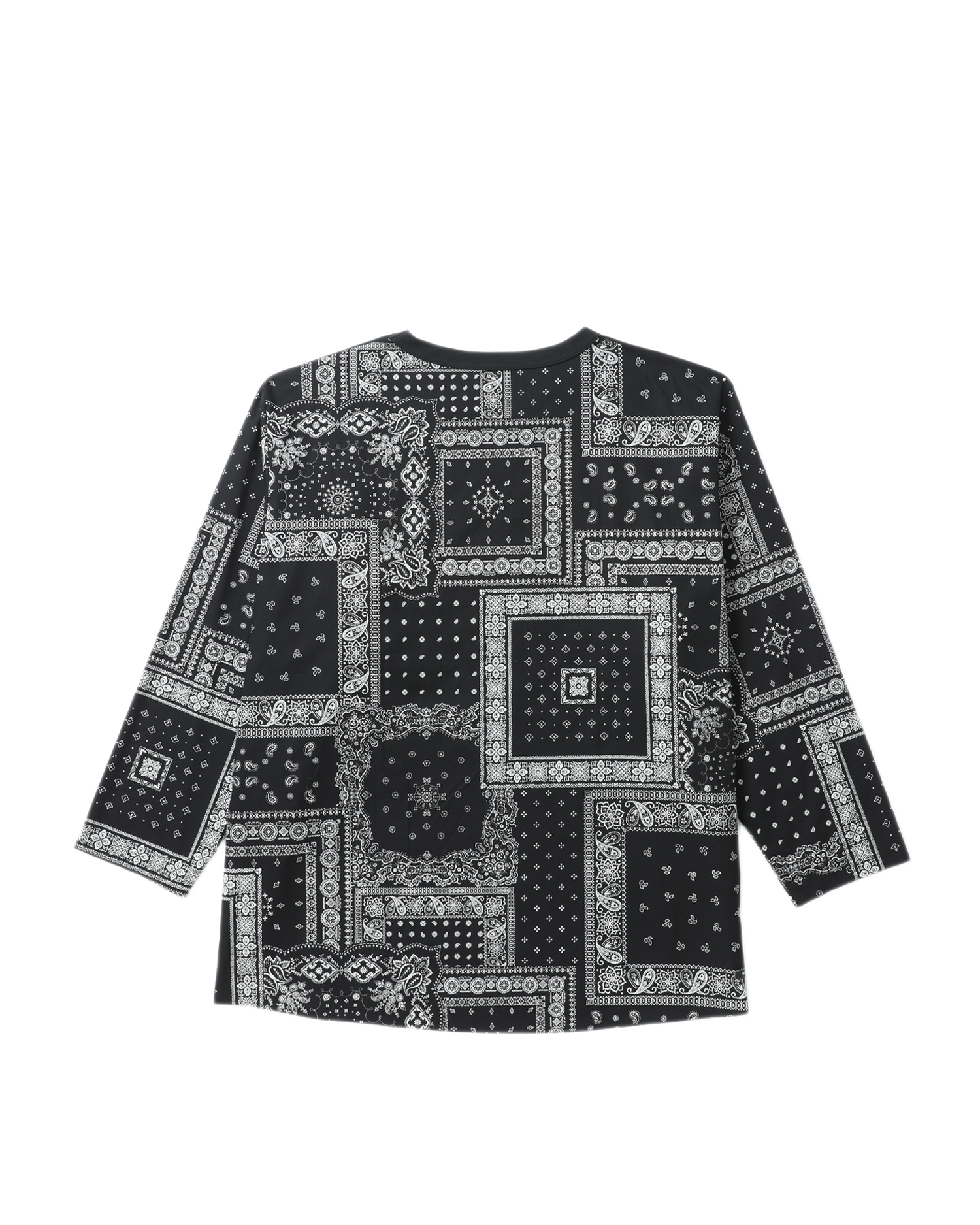 SOPHNET. L/S fabric mix wide cut and sewn| ITeSHOP
