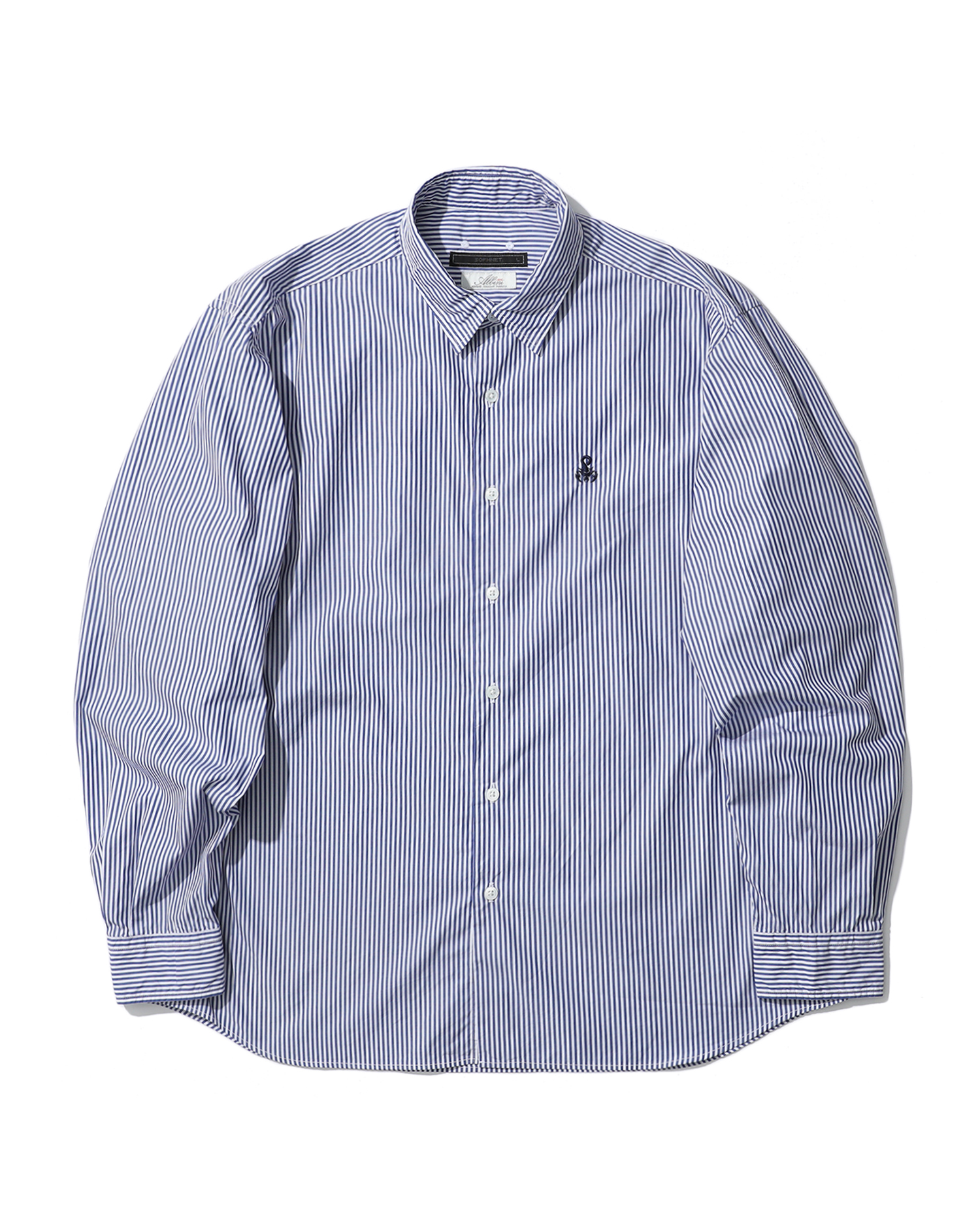 Albini big regular collar shirt