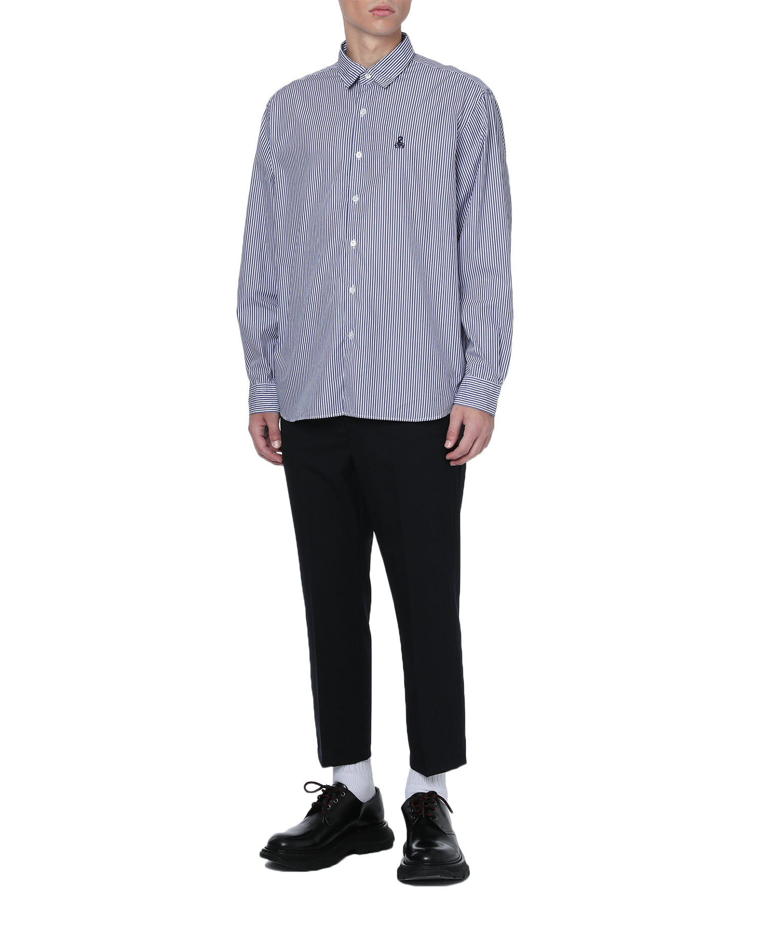 Albini big regular collar shirt