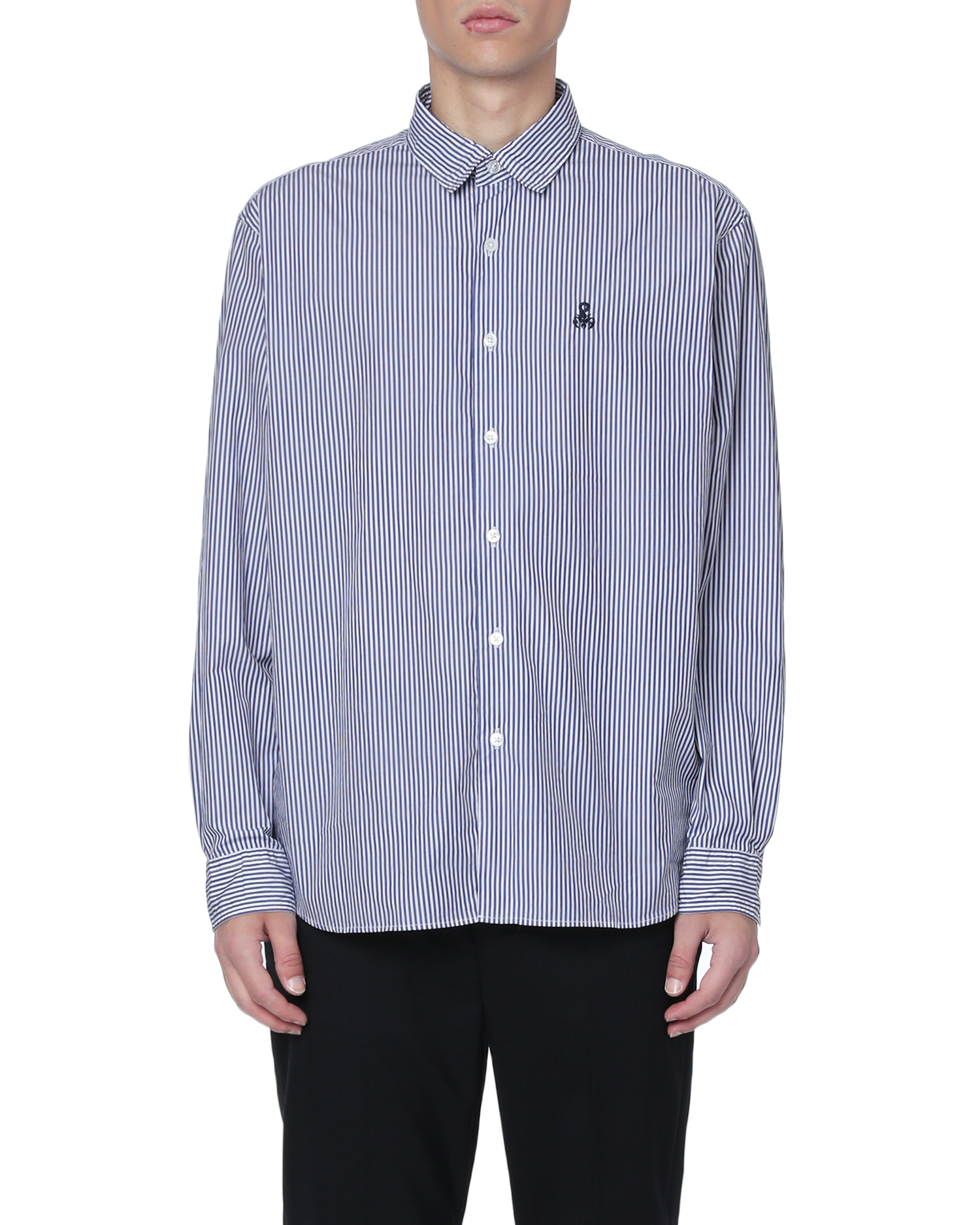 Albini big regular collar shirt