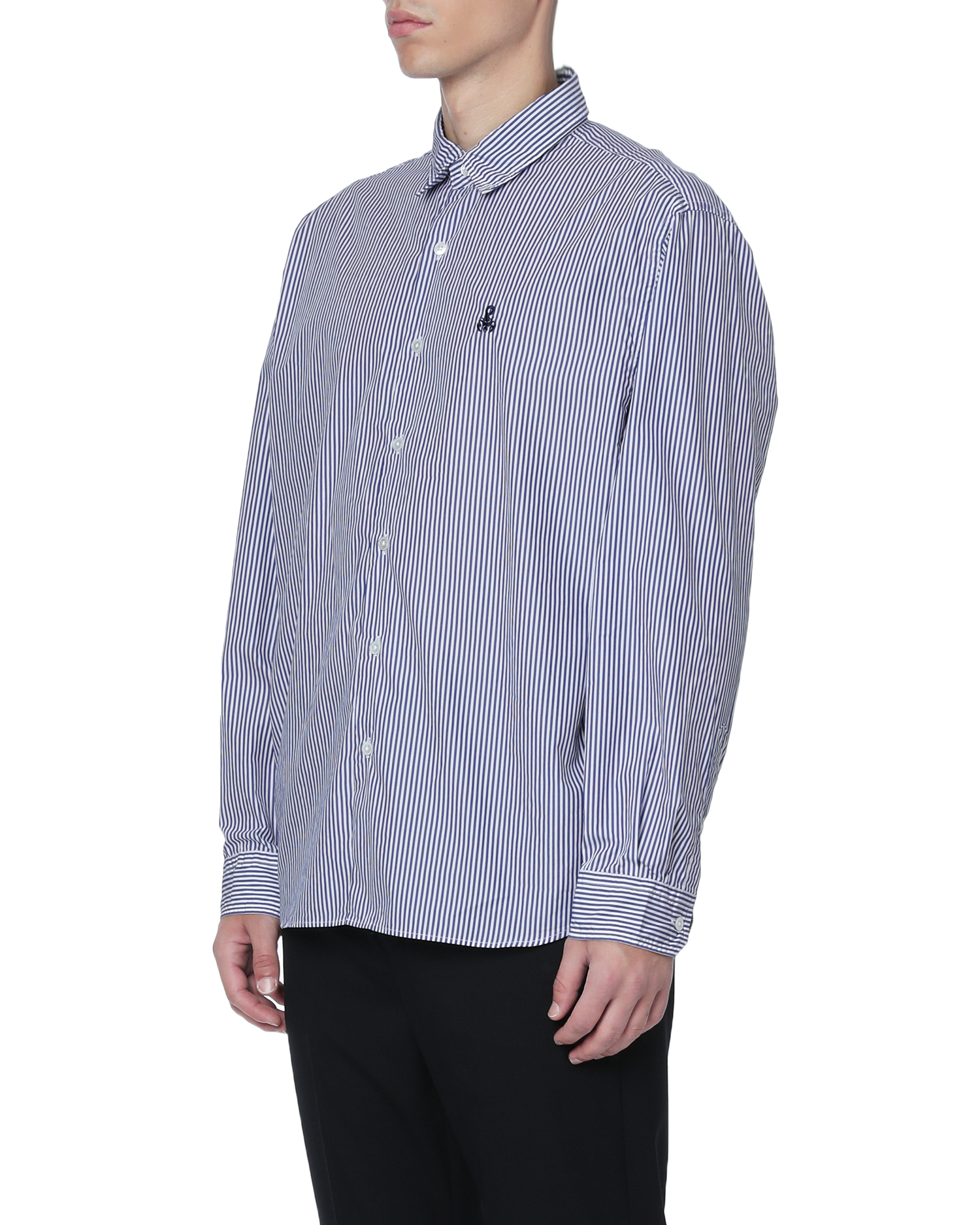 Albini big regular collar shirt