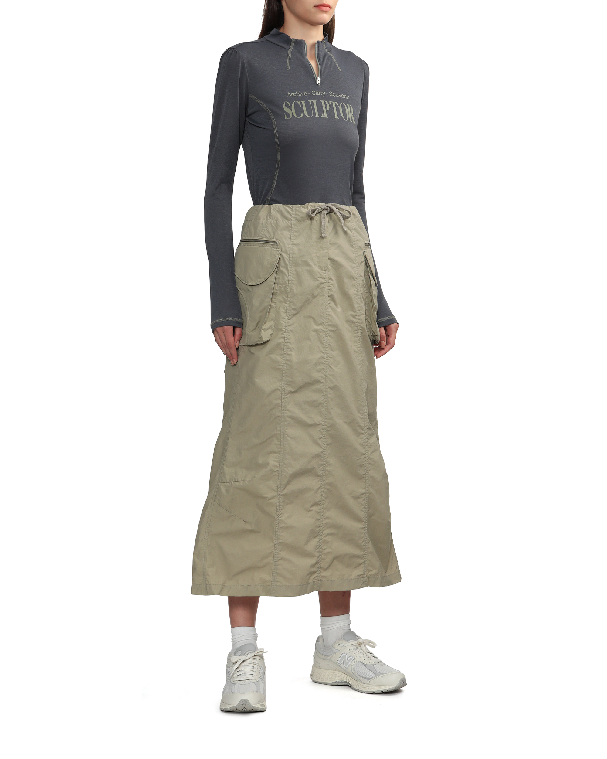 SCULPTOR Half-zip slim top | ITeSHOP