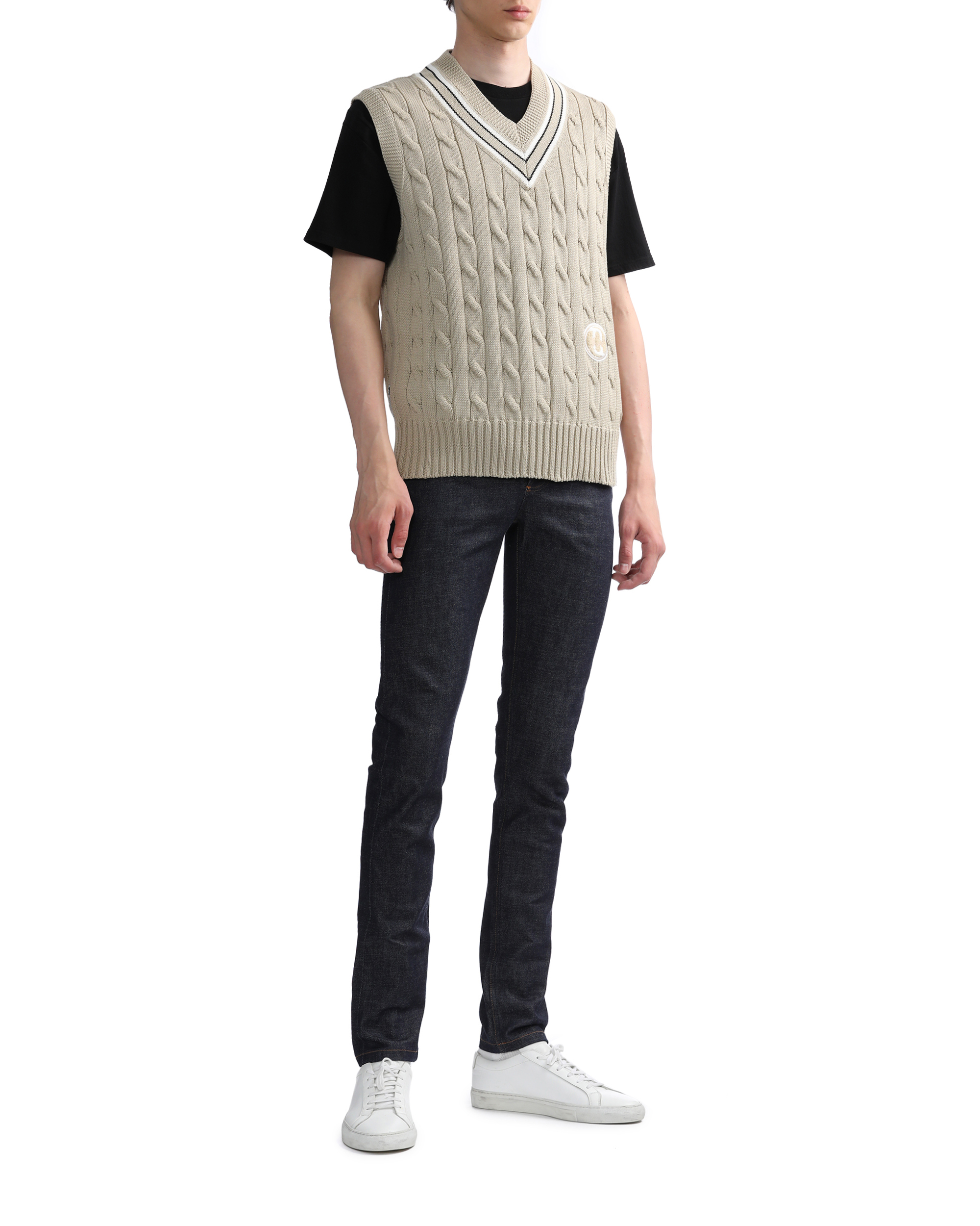 SEQUEL Cable knit vest | ITeSHOP