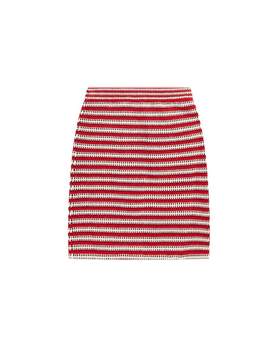 Striped knit skirt image number 5