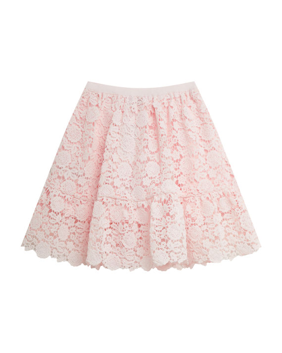 Guipure lace skirt image number 1