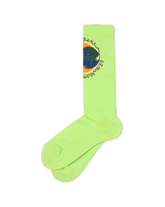 Moon earth jacquard socks image number 1