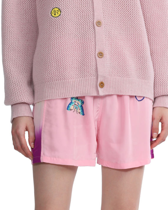 Butterfly embroidered shorts image number 4