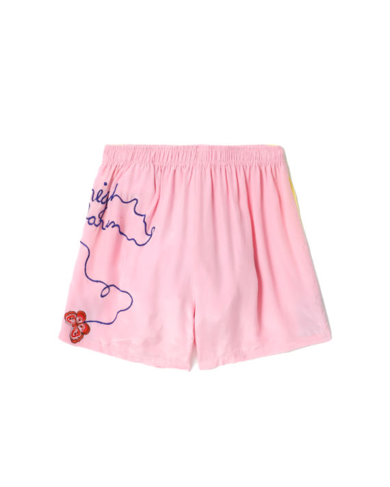 Butterfly embroidered shorts image number 5