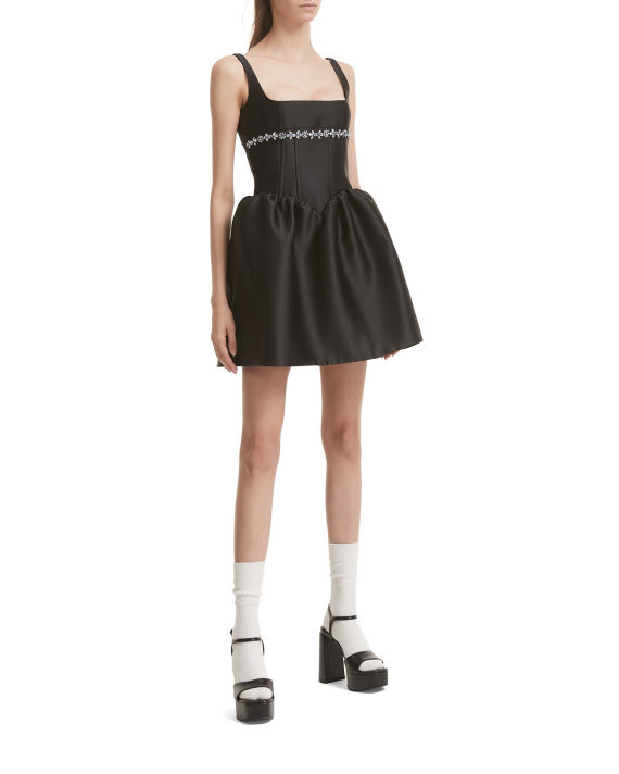 Corset bodice mini dress image number 1