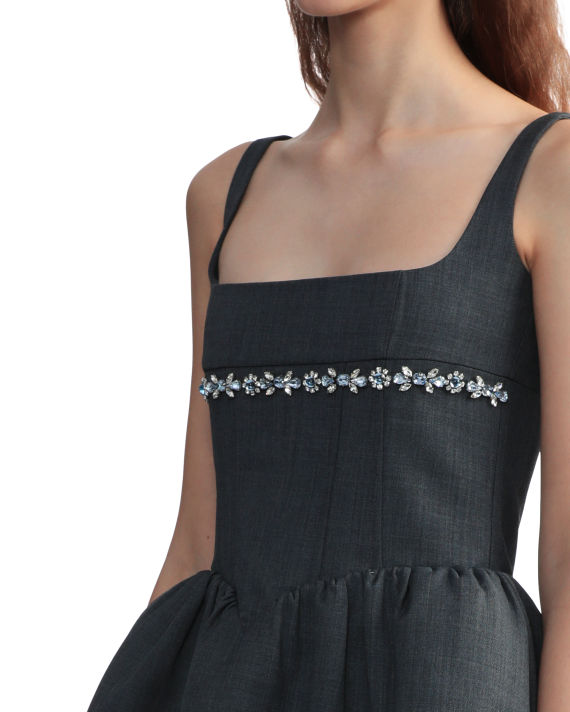 Embellished sleeveless mini dress image number 4
