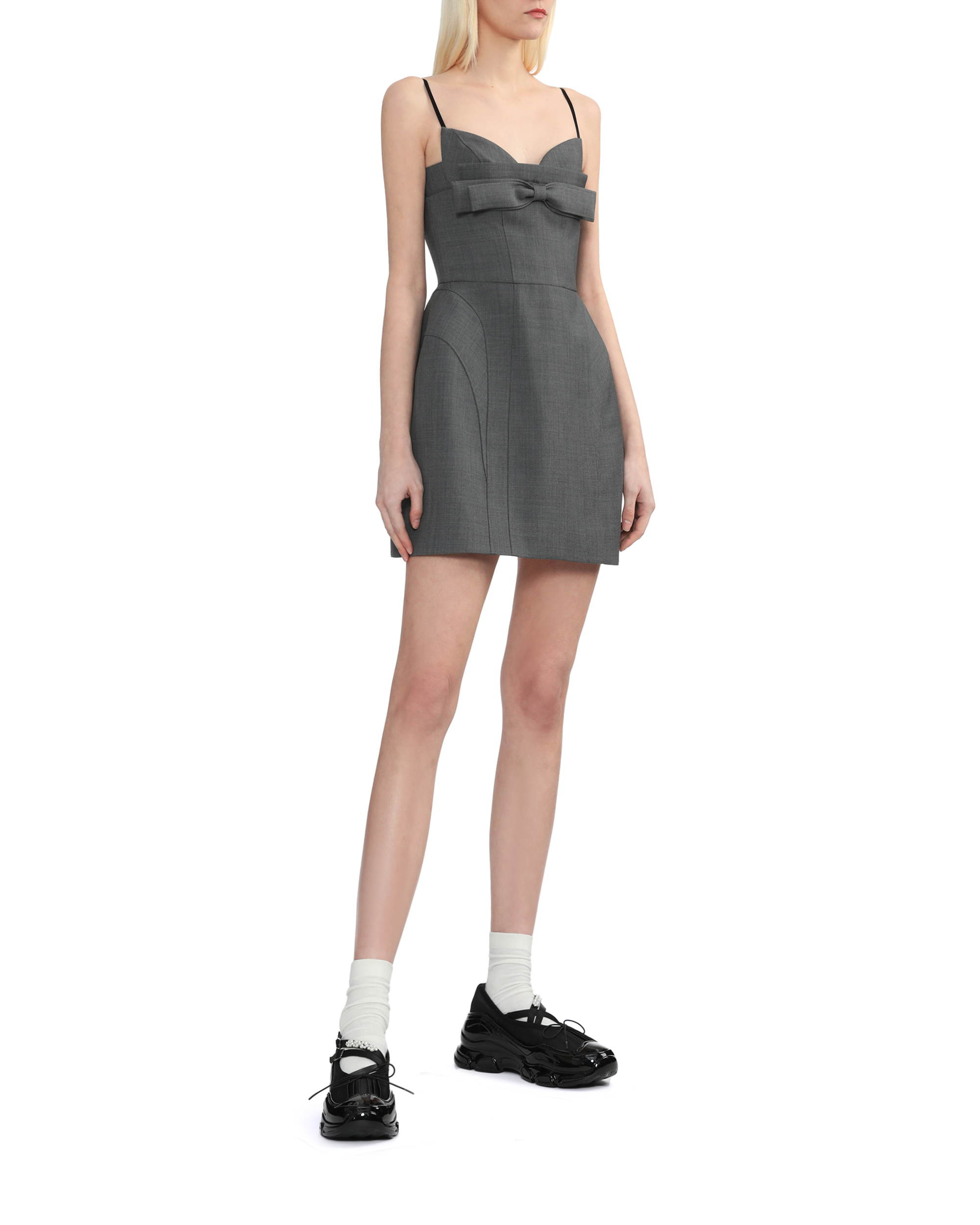 SHUSHU/TONG Double bow sling dress | ITeSHOP