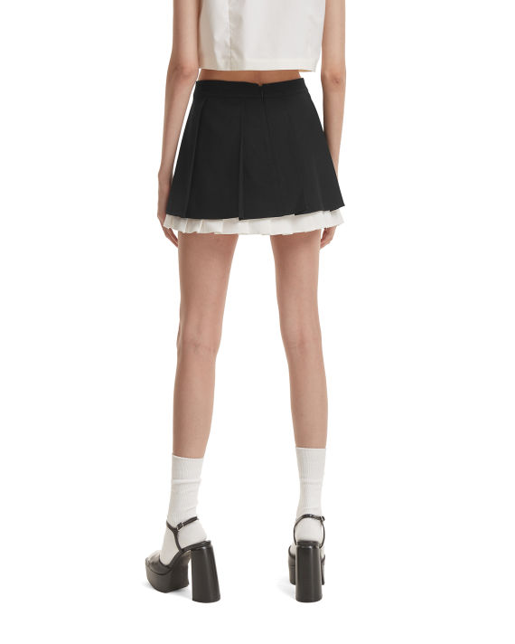 Ruffled pleat mini skirt image number 3