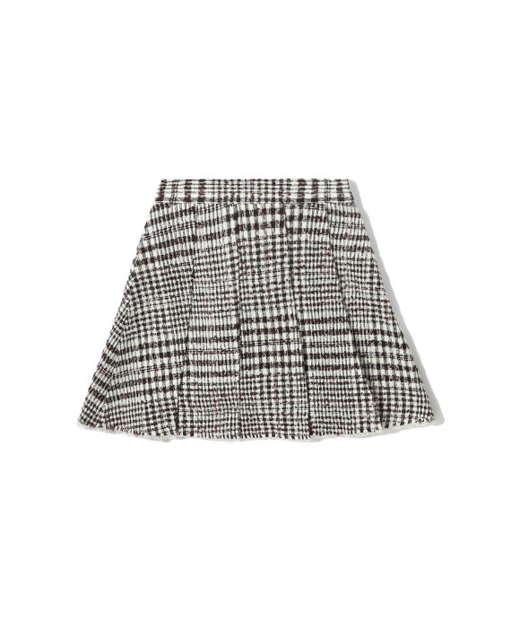 Checked pleated skirt image number 0