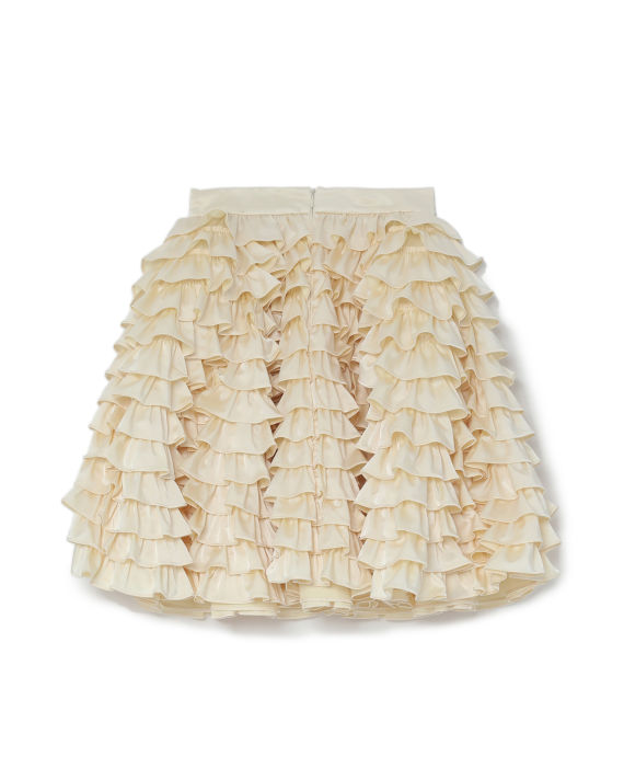 Mercerised ruffle skirt image number 5