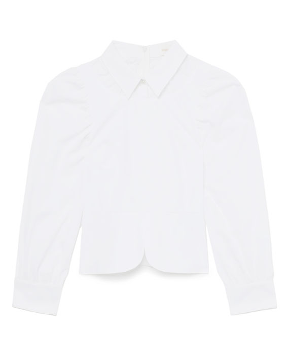Panelled puff sleeve blouse image number 0