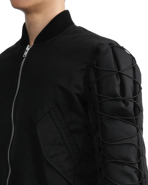 Classic bomber zip-up jacket image number 4
